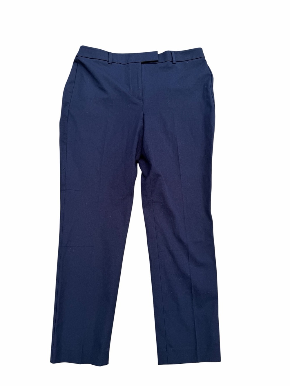NWT Talbots High Waist Straight Leg Pants 12P Navy Petite Career $99